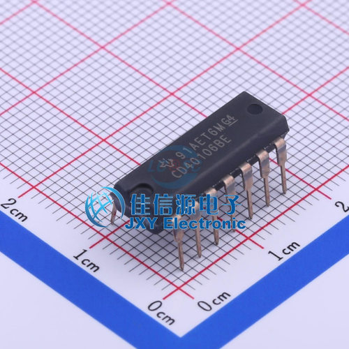 反相器芯片CD40106BETI施密特