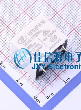 功率继电器      HF32FV-16/24-HLTF (590)   HF(宏发)