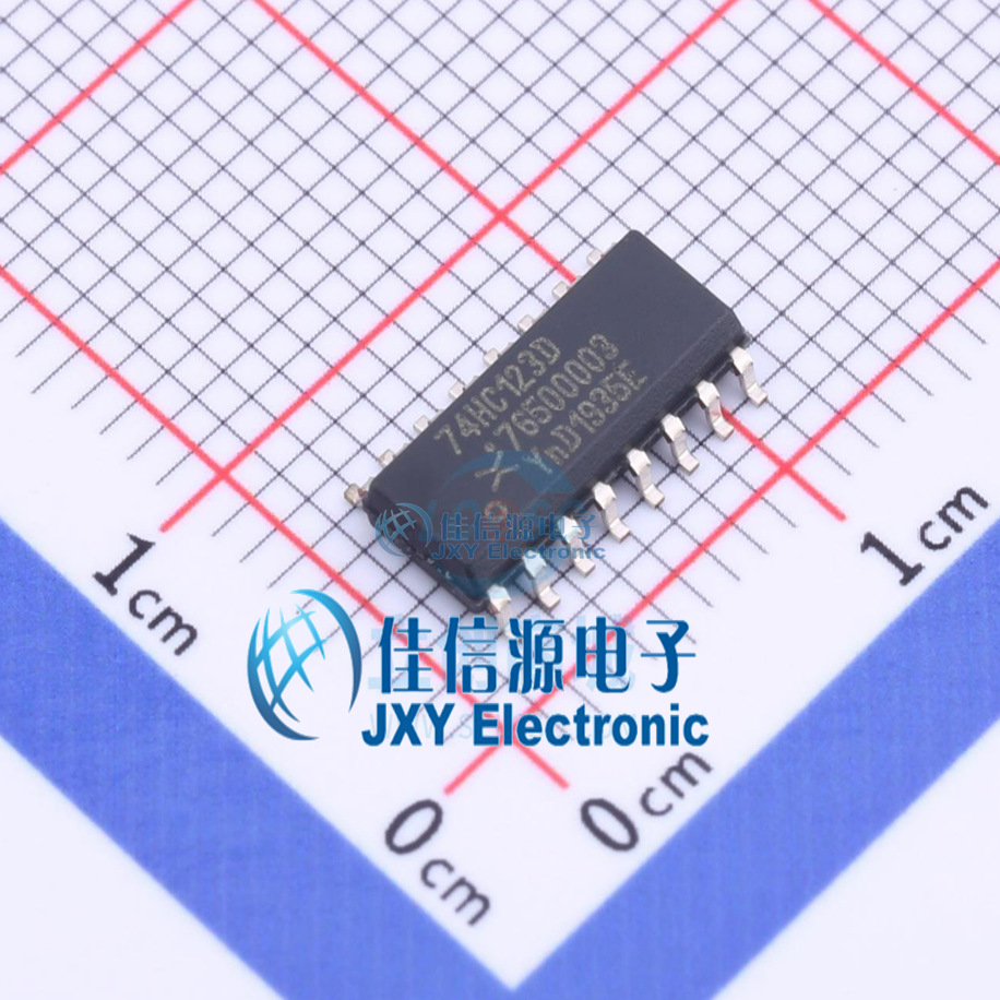 振荡器 74HC123D,653 Nexperia(安世) SOIC-16  双重可再触发全新