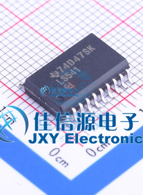 缓冲器/驱动器    SN74LS541DW  TI(德州仪器)  SOIC-20