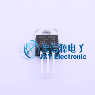晶闸管(可控硅)   BTA24-600BWRG  ST(意法半导体)  TO-220AB-3