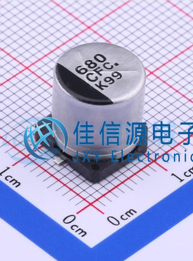 松下贴片电解电容 EEEFC1C681P 10x10.2 680uF ±20% 16V