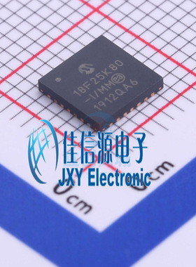 PIC18F25K80-I/MM MICROCHIP(美国微芯)  QFN-28