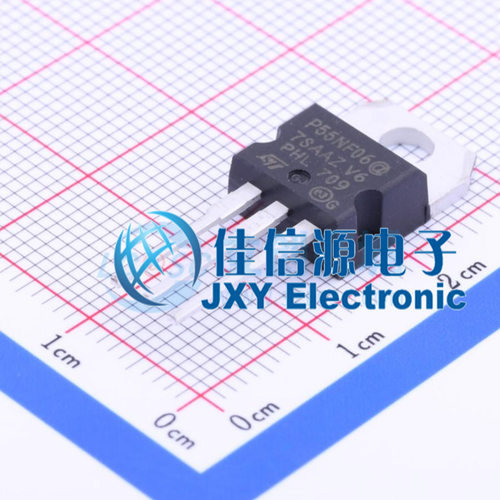 场效应管(MOSFET)      STP55NF06  ST(意法半导体)  TO-220