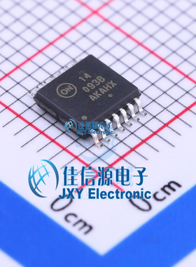 逻辑门     MC14093BDTR2G  onsemi(安森美)  TSSOP-14