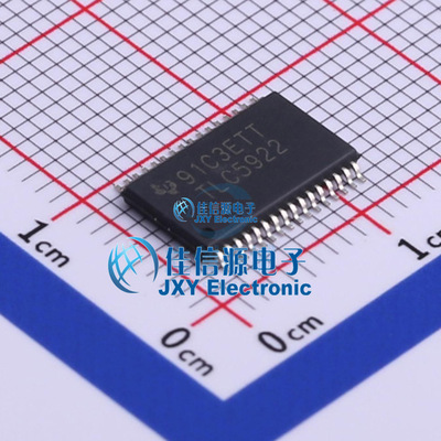 LED驱动     TLC5922DAPR  TI(德州仪器)  HTSSOP-32