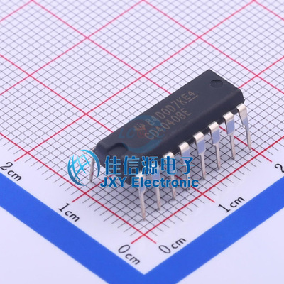 计数器/分频器     CD4040BE  TI()  DIP-16
