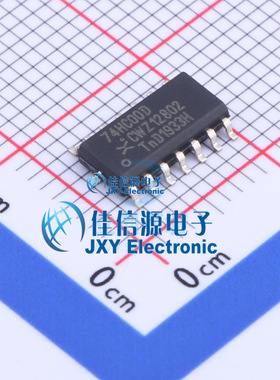 逻辑门     74HC00D,652  Nexperia(安世)  SO-14