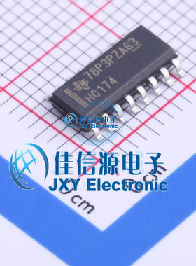 触发器     SN74HC174DR  TI(德州仪器)  SOIC-16