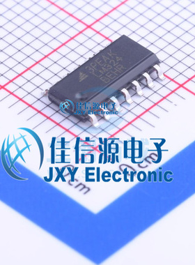 运算放大器 LM324-SR 3PEAK SOIC-14 轨到轨四运放 汽车级 低偏置