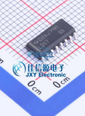 LED驱动     SN74LS47DR  TI(德州仪器)  SOIC-16