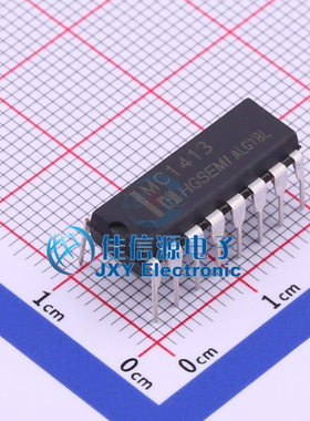 达林顿晶体管阵列   MC1413N  HGSEMI(华冠)  DIP-16
