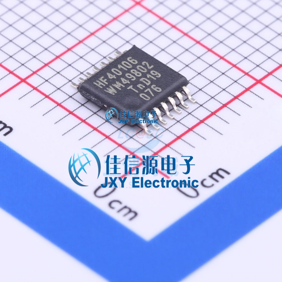 反相器芯片     HEF40106BTT,118  Nexperia(安世)  TSSOP-14