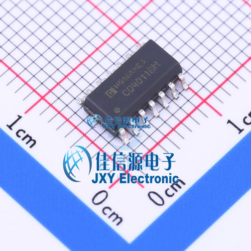逻辑门     CD4011BM/TR  HGSEMI(华冠)  SOIC-14