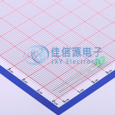 发光二极管/LED     L-34GD  Kingbright  3mm 普绿/黄绿
