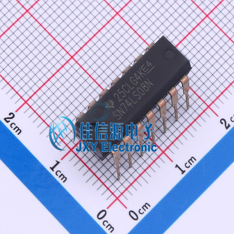 逻辑门SN74LS08NTI4通道双输入