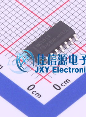 达林顿晶体管阵列    MC1413M  HGSEMI(华冠)  SOIC-16