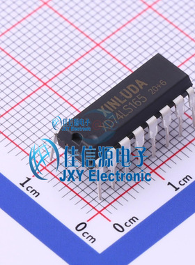 寄存器   XD74LS165  XINLUDA(信路达)  DIP-16