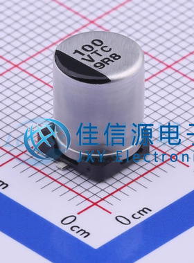 松下贴片电解电容 EEETC1V101P 8x10.2 100uF ±20% 35V 全新