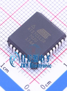 AT27C512R-70JU-T  MICROCHIP(美国微芯)  PLCC-32