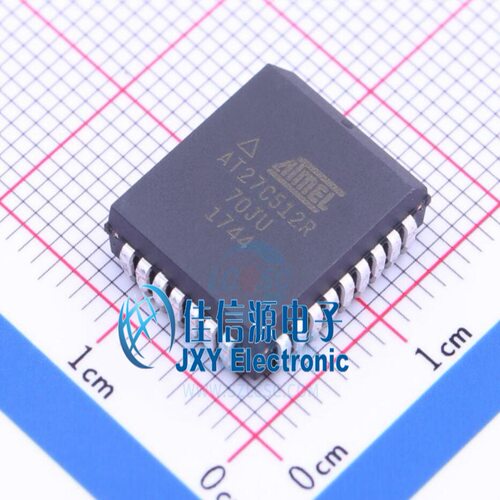 AT27C512R-70JU-T  MICROCHIP(美国微芯)  PLCC-32