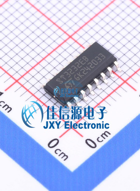 缓冲器/驱动器    ST3232EBDR  ST(意法半导体)  SO-16