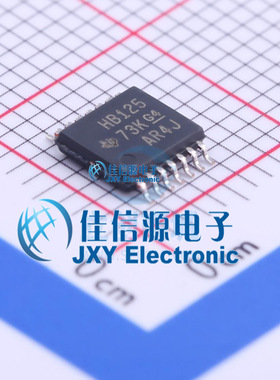 缓冲器/驱动器    SN74AHCT125PWR  TI(德州仪器)  TSSOP-14