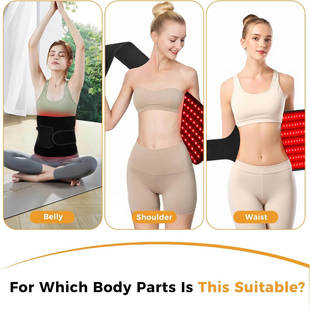 红外理疗仪LED光疗垫红光疗法暖宫垫护腰带加热灯缓解疼痛大排灯