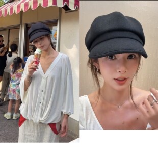 nana同款国现 ca4la TOZ00173*toz00148/00161 小香风报童帽八角