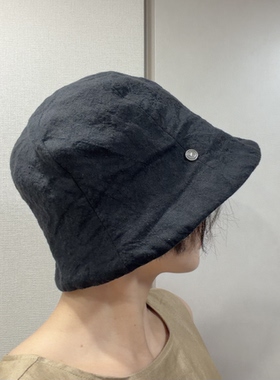 国现LM ASYMMETRY防uv春夏渔夫帽ZKN02705 CA4LA可洗褶皱郁金香帽