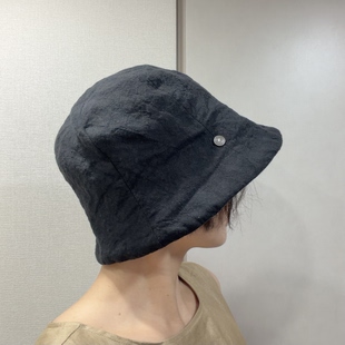 国现LM ASYMMETRY防uv春夏渔夫帽ZKN02705 CA4LA可洗褶皱郁金香帽