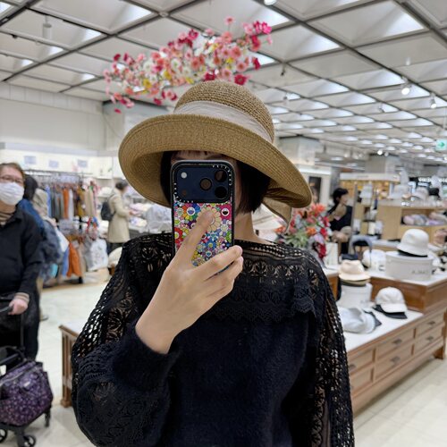 maxim 大蝴蝶结丝带渔夫帽B5513 可洗遮阳草帽