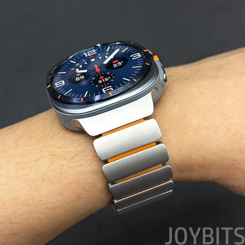钛合金属磁吸表带适用Galaxy三星watch8手表Ultra壳classic不锈钢