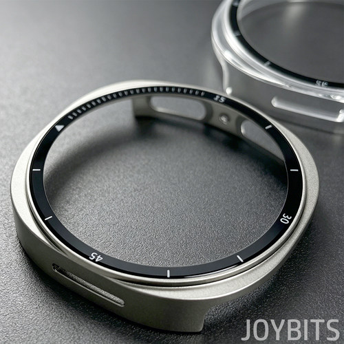刻度圈全包保护壳适用三星Galaxy手表Watch8边框钢化膜40一体44mm