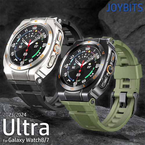 金属改装保护壳适用三星Galaxy手表带watch87运动Ultra透明一体套