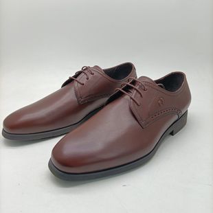 欢腾男鞋真皮商务正装皮鞋头层牛皮系带男鞋39码休闲皮鞋牛皮男鞋