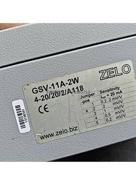 询价德国ZELO放大器GSV-11A-2W 4-20/20/2/