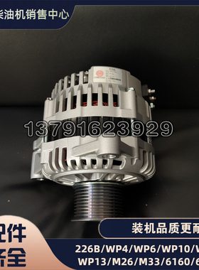 1001106348交流充电发电机 潍柴道依茨WP6拖拉机柴油发动机收割机
