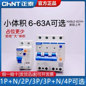 小体积漏电断路器正泰NXBLE-63YH