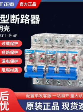 正泰透明空气开关NXB-63T63A