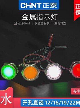 金属指示灯防水正泰NPM8信号灯