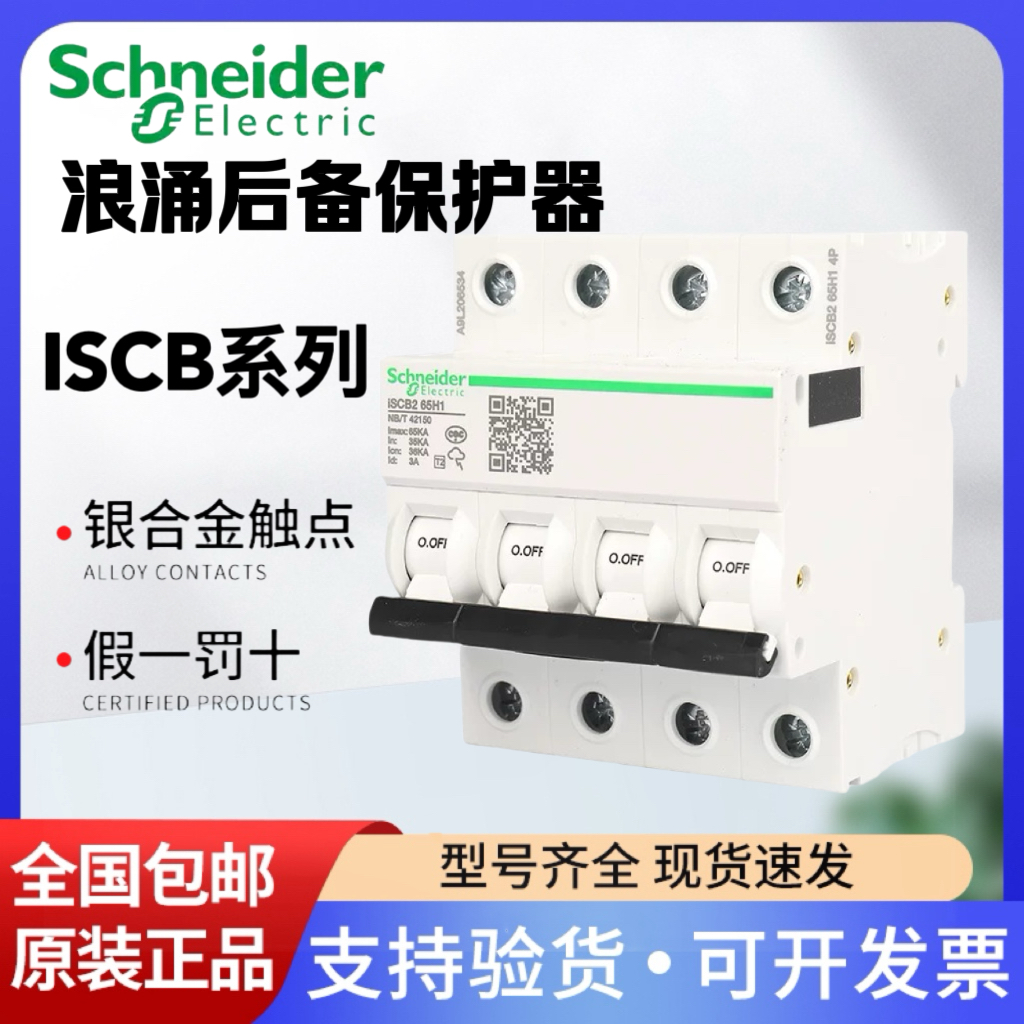 施耐德浪涌后備保護器ISCB1/2