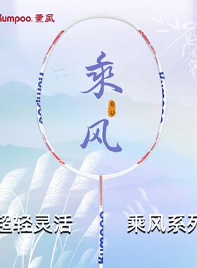 薰风乘风8U羽毛球拍超弹性6U全碳素纤维熏风单拍进攻超超4U控球型