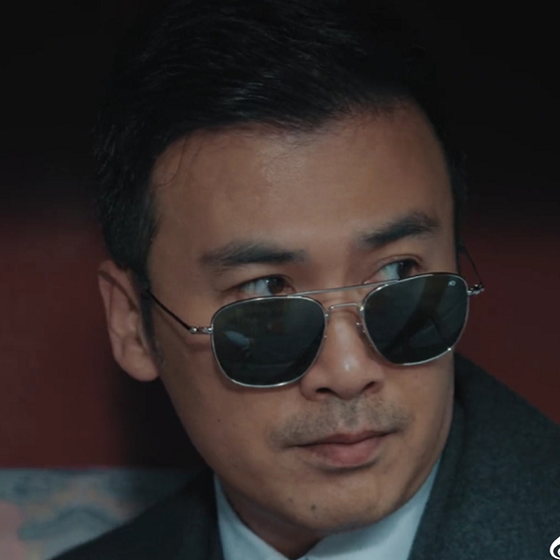 胜算柳云龙同款太阳镜唐飞男金属方框墨镜欧美风筝郑耀先太阳眼镜