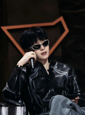 2024中国新说唱范丞丞同款眼镜太阳墨镜男女复古gm户外显瘦嘻哈潮