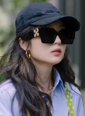 黑框欧美方形墨镜欧美女