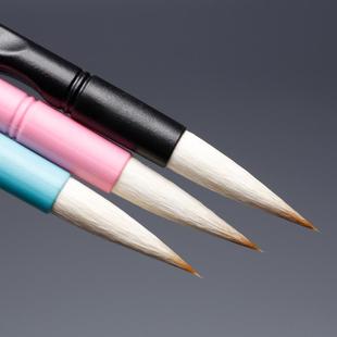 矫正握姿毛笔创意大楷中楷小楷湖笔羊毫狼毫工笔画国画笔水彩兼毫