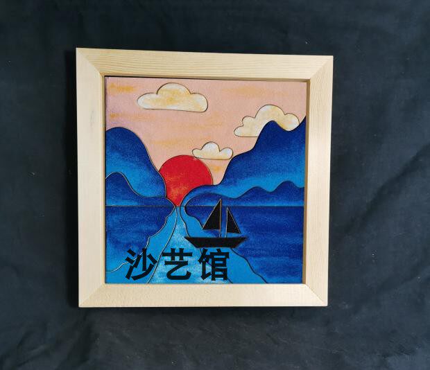 故宫系列手工画景泰蓝掐丝珐琅diy金丝沙画非遗手工制作创意礼物