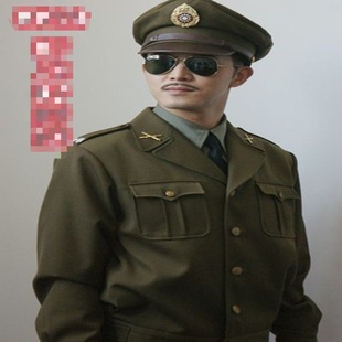 男女款特务服影视道具舞台表演服民国风婚纱摄影帅气服装恰克套装