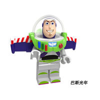 Draw Fun minato building blocks, Toy Story, plastic figurines, DIY accessories, cake, photo frame, decoration, Shark 8 thumbnail 3